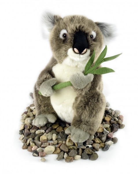 Koala mit Blatt 32 cm